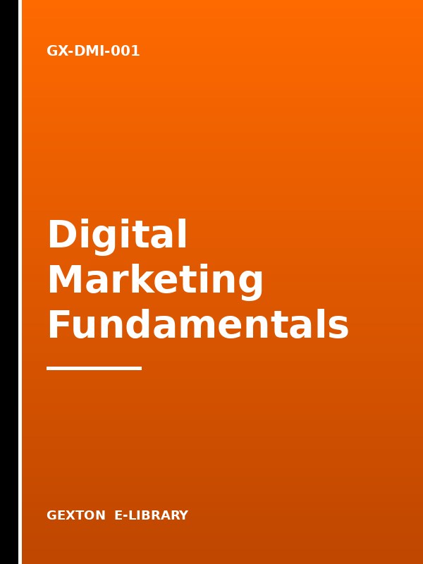 Digital Marketing Fundamentals cover